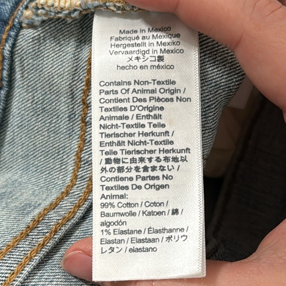 Madewell 9” denim distressed shorts size W28 - Picture 14 of 15